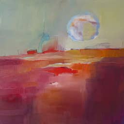 Moonscape by Artist Michelle Abrams