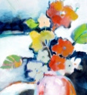 Flower Vase No 1 by Artist Michelle Abrams